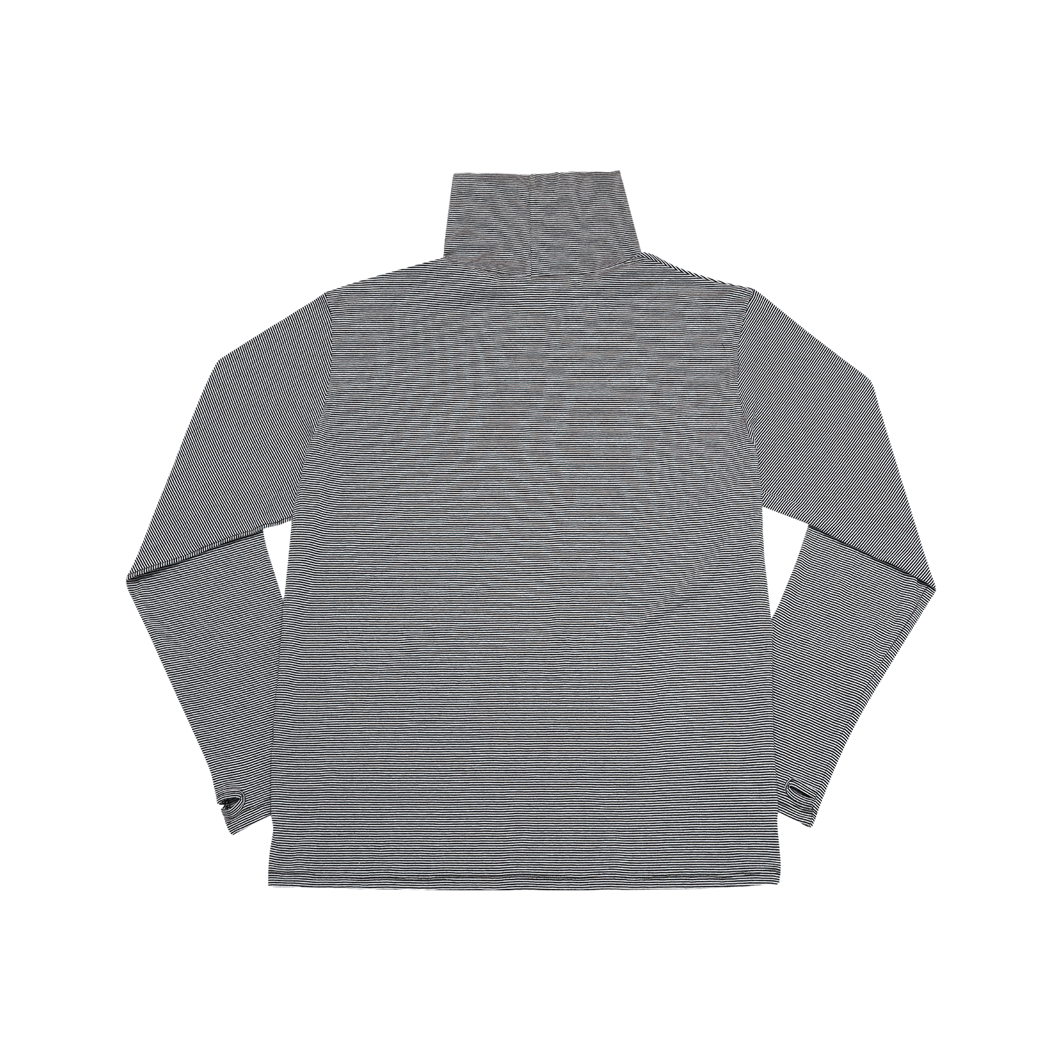 엠제이디 스트라이프 모크넥 롱슬리브 블랙(MJD Striped Mock Neck Long Sleeve Black) - 2