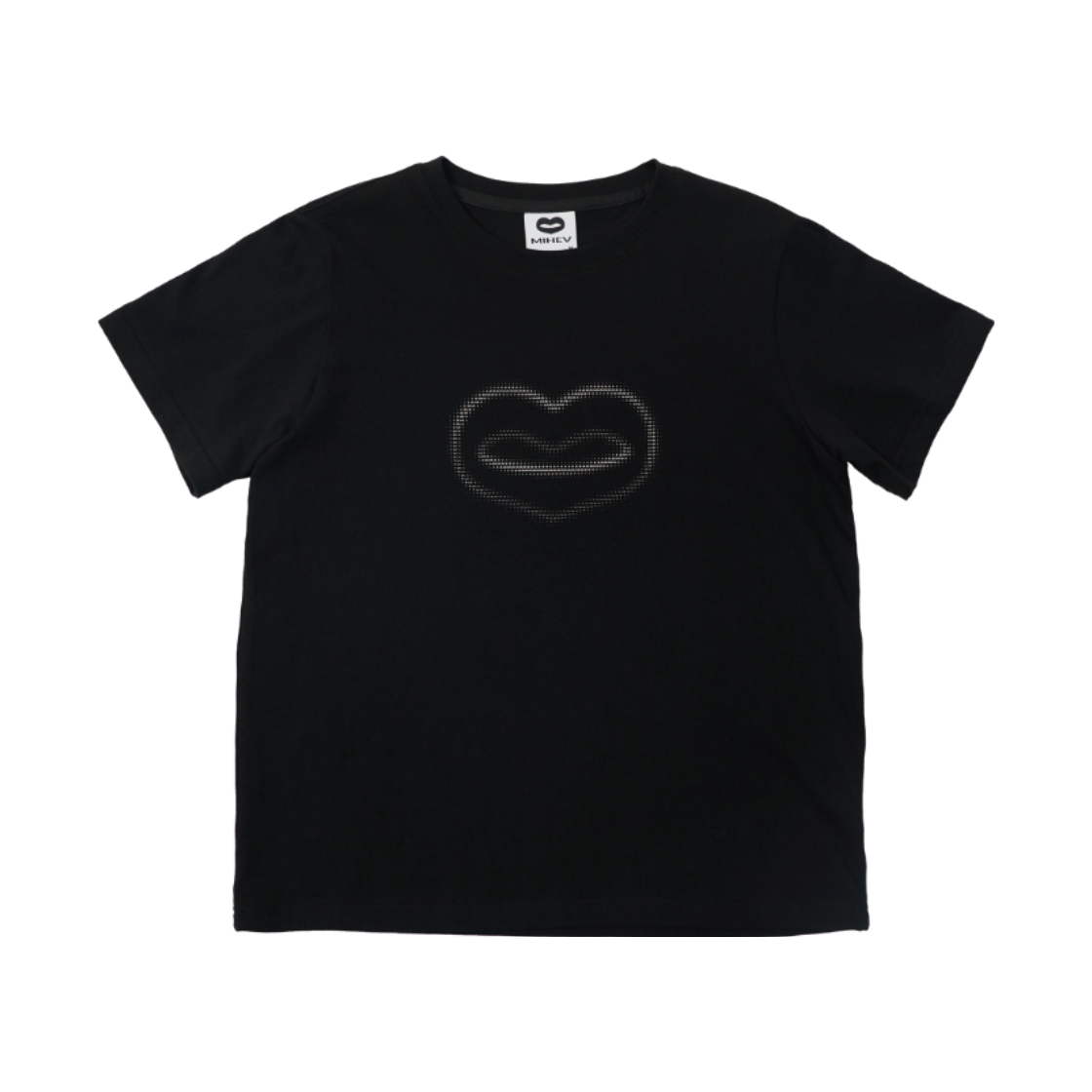 2EAT005B mihev Graphic Symbol T-Shirt Black