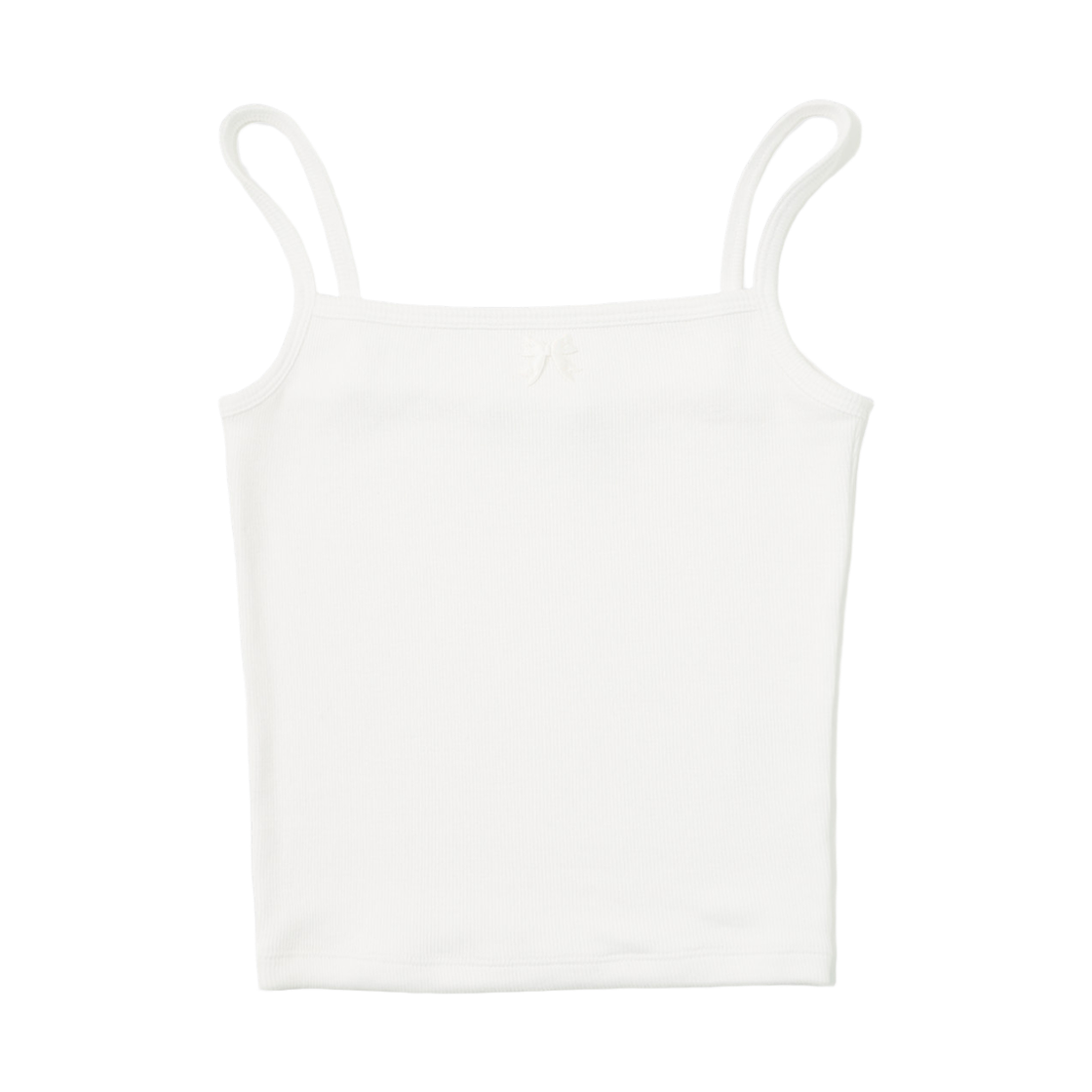 미헤브 리본 슬리브리스 탑 화이트(mihev Ribbon Sleeveless Top White) - 1