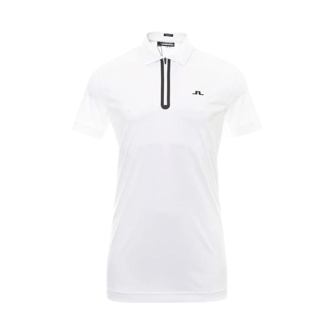 GMJT05561-0000 J.Lindeberg Collar Short Sleeve T-Shirt White