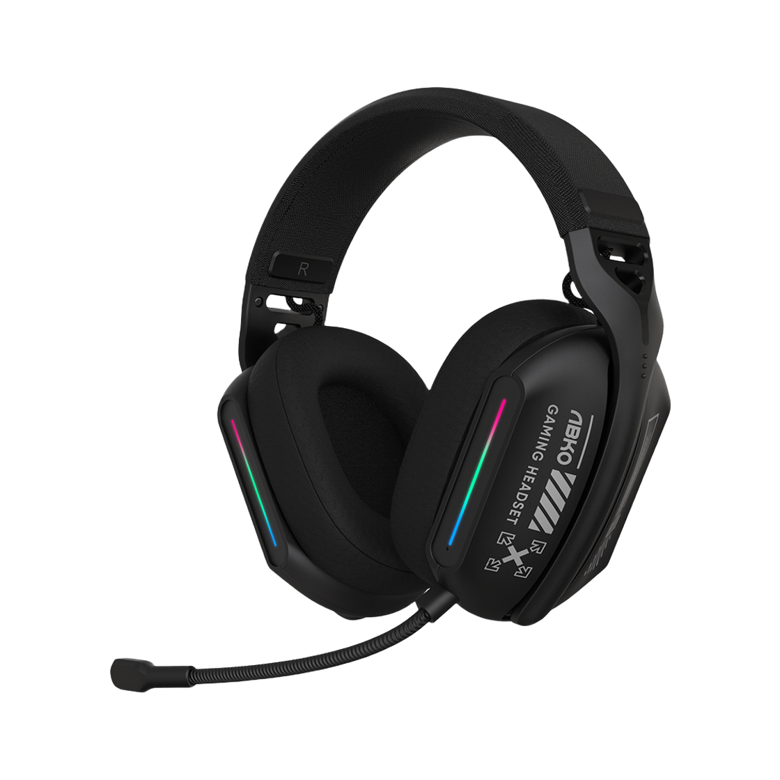앱코 MR550 3모드 블루투스 유무선 게이밍 헤드셋(ABKO MR550 3-mode Bluetooth wired/wireless gaming headset)