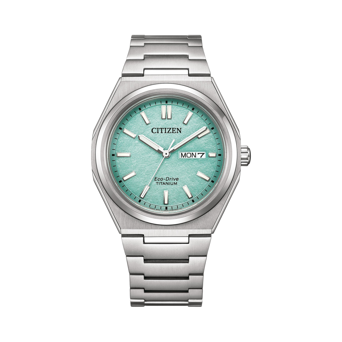 시티즌 슈퍼 티타늄 에코드라이브 39.5mm 스테인리스 스틸 민트 실버(Citizen Super Titanium Eco-Drive 39.5mm Stainless Steel Mint Silver)