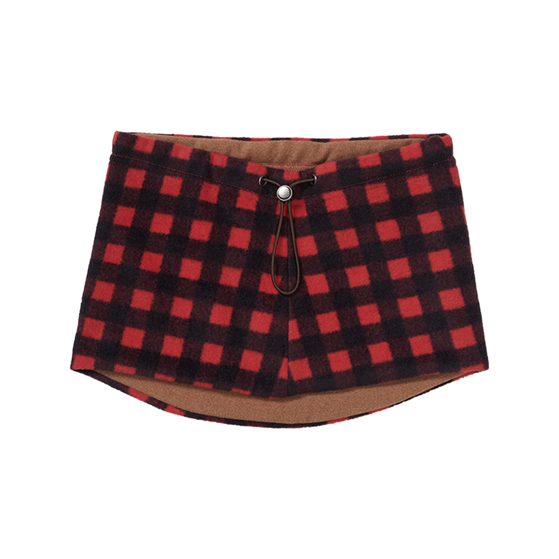 카락터 그리드 플리스 넥 워머 레드(Karactor Grid Fleece Neck Warmer Red)