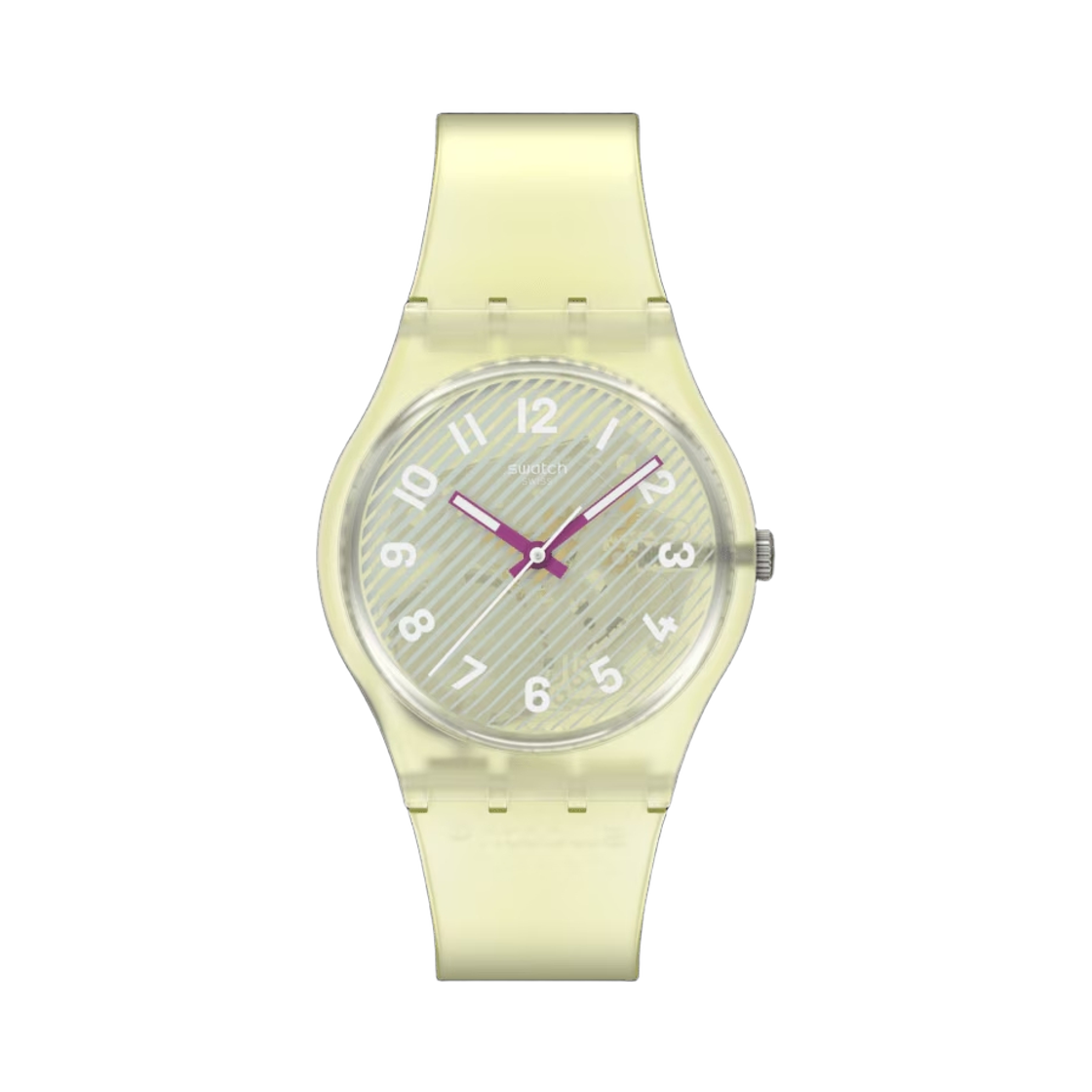 스와치 에센셜 웨이브랭스 오브 샌드 34mm 쿼츠 옐로우(Swatch Essentials Wavelengths of Sand 34mm Quartz Yellow) - 1