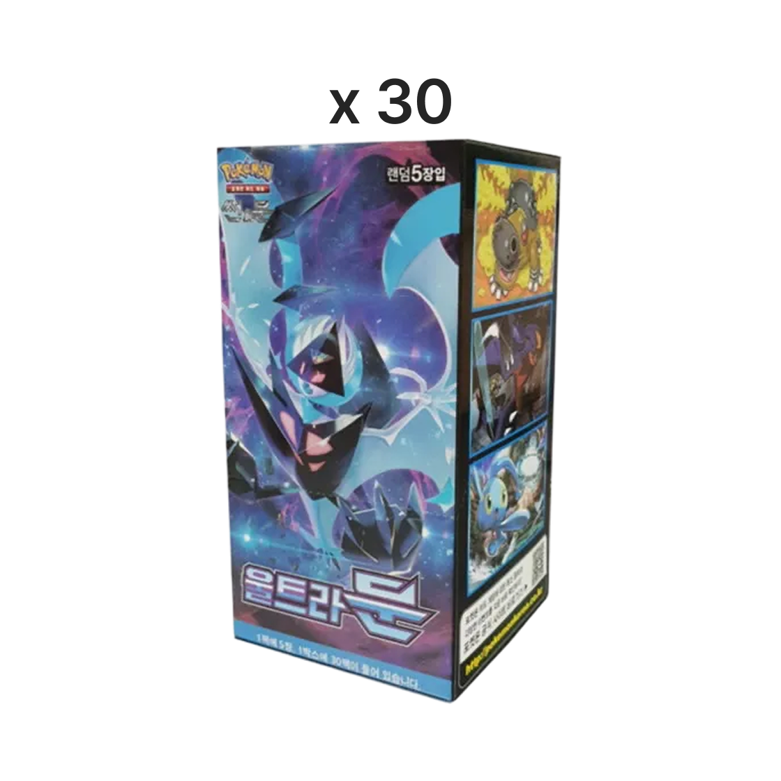 포켓몬 TCG 썬&문 확장팩 울트라문 30 박스 (총 900팩/한글판)(Pokemon TCG Sun & Moon Expansion Pack Ultra Moon 30 Boxes (Total Pack of 900/Korean Ver.)) - 1
