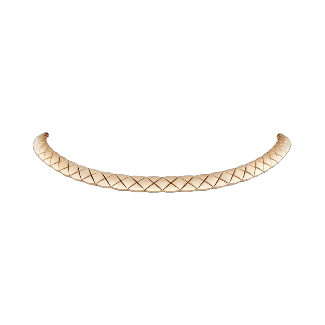 (W) 샤넬 코코 크러쉬 서플 쇼트 네클리스 퀼티드 모티프 & 18K 베이지 골드((W) Chanel Coco Crush Supple Short Necklace Quilted Motif & 18K Beige Gold) - 2