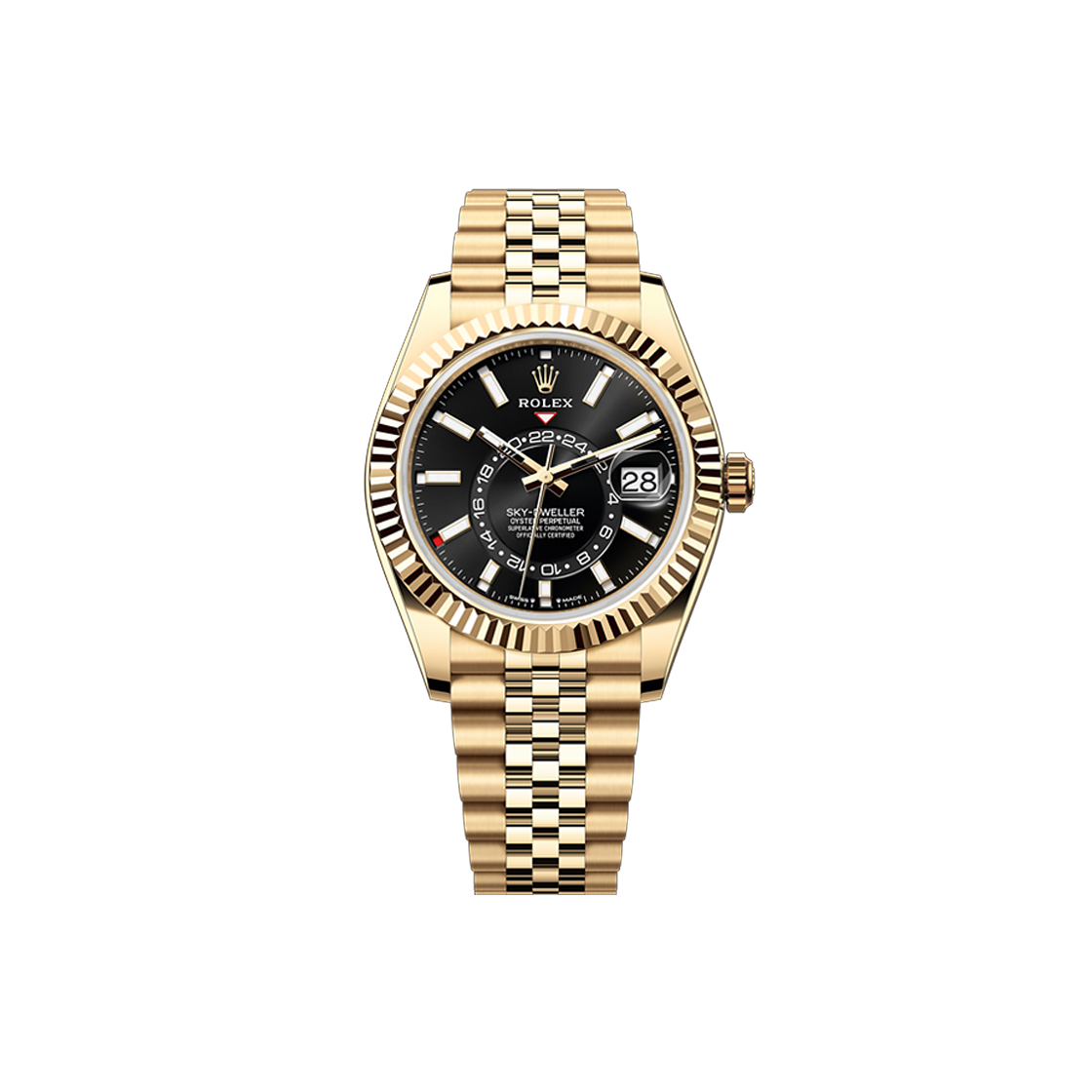 ITU396NWDMTR Rolex Sky-Dweller 42mm Black Bar Jubilee No. 7075