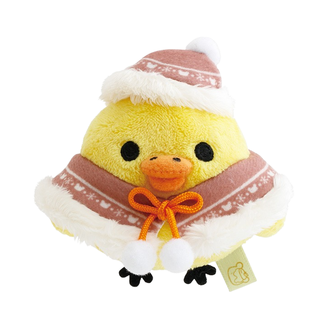 산엑스 리락쿠마 허니 포레스트 크리스마스 테노리 플러시 키이로이토리(San-X Rilakkuma Honey Forest Christmas Tenori Plush Kiiroitori)