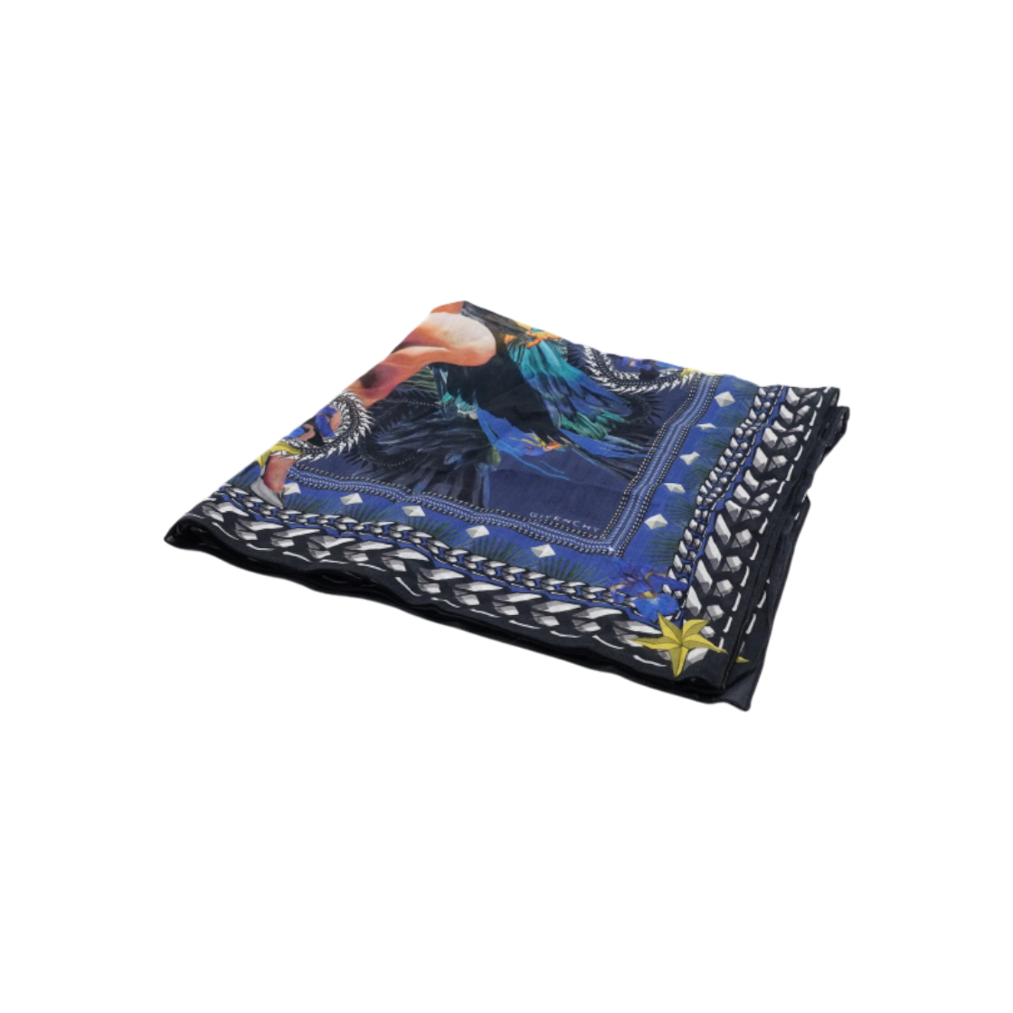 IT7DPAI6IM25 Givenchy Blue Pin-Up Girl Unisex Scarf AA59634