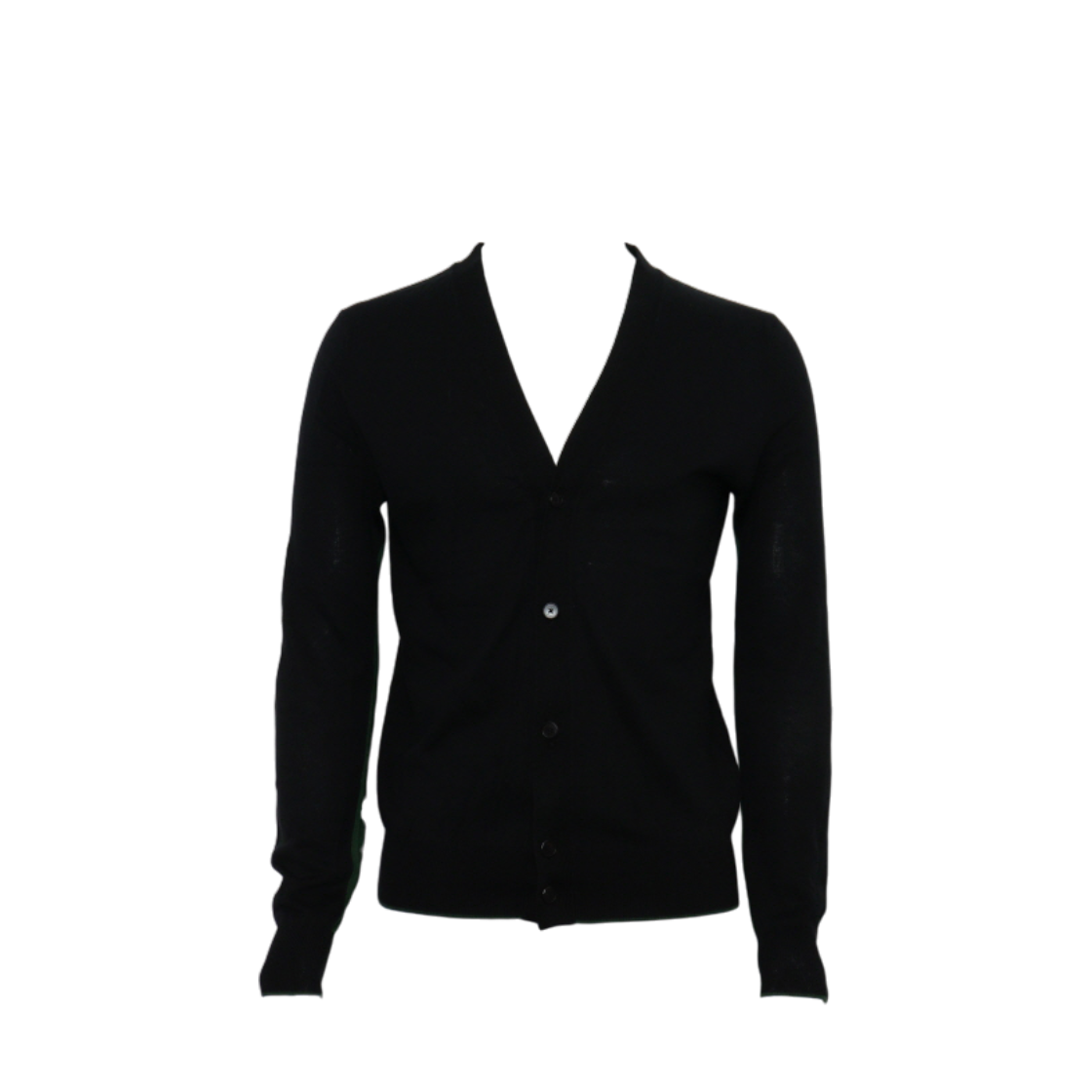 지방시 블랙 코튼 혼방 그린 패턴 남성 가디건aa59547(Givenchy Black Cotton Blend Green Pattern Men's Cardigan)
