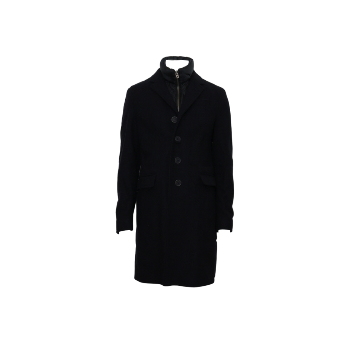 IT29H56QRAFN Burberry 3941499 Brit Line Navy Cashmere Blend Lined Padded Men's Coat