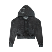 KZM Kirakira Washed Hoodie Zipup