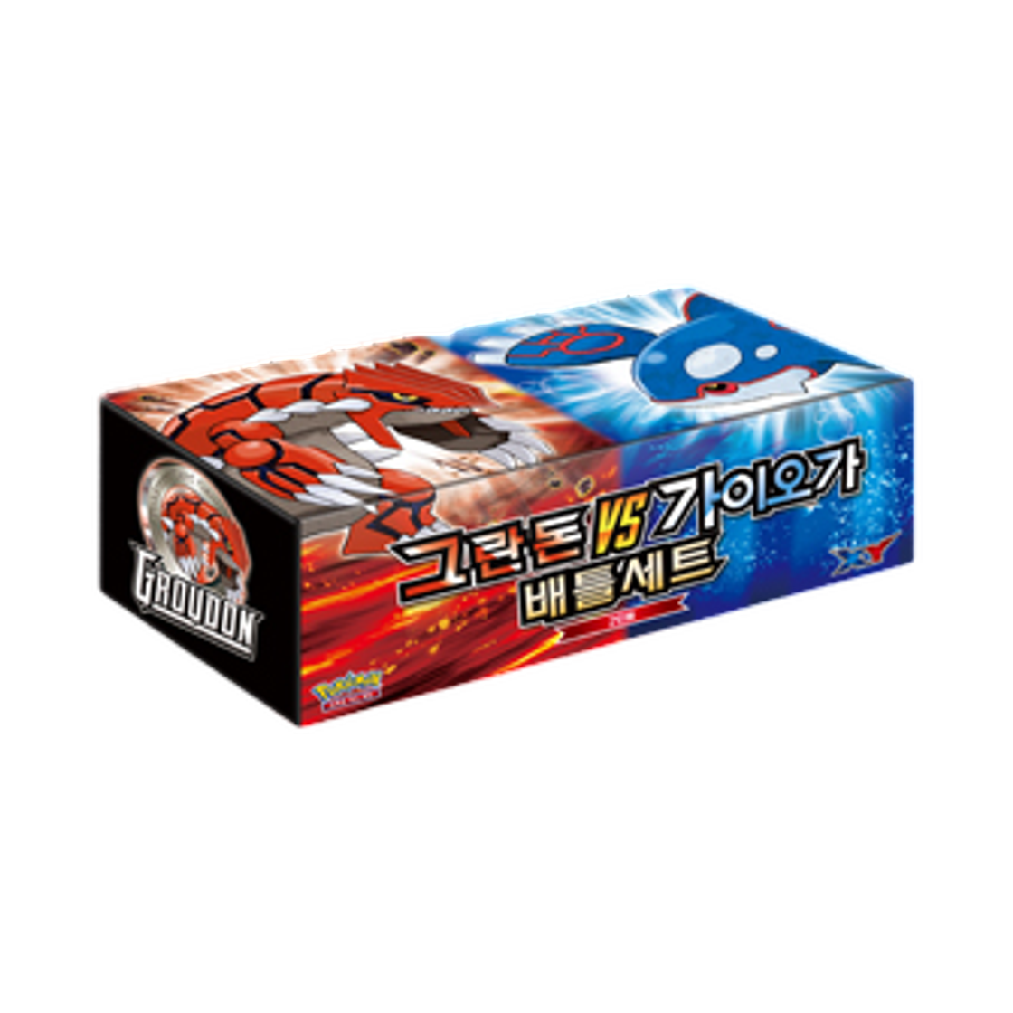 - Pokemon TCG XY Groudon VS Kyogre Battle Set (2 Person) Box (Korean Ver.)