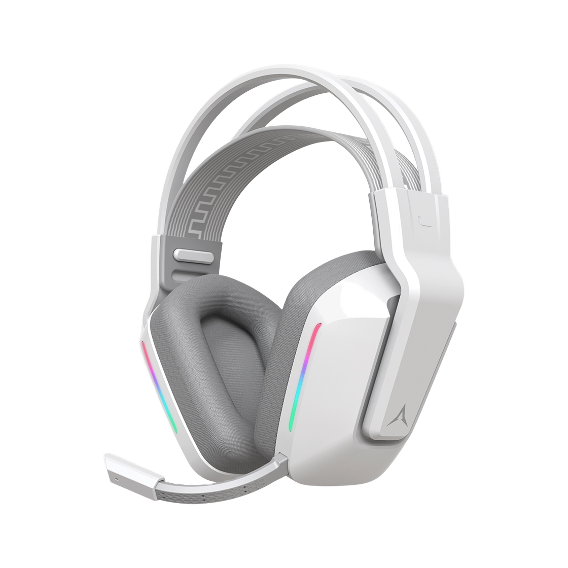 앱코 MR600 무선 가상 7.1 3-MODE 게이밍 헤드셋 화이트(ABKO MR600 Wireless Virtual 7.13-MODE Gaming Headset White)