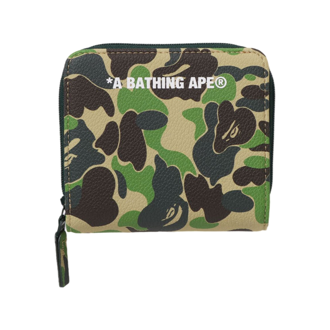 - BAPE ABC Camo Mini Wallet Green