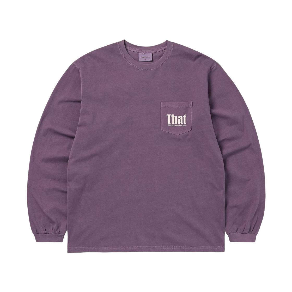 디스이즈네버댓 댓 포켓 롱슬리브 티셔츠 퍼플(Thisisneverthat That Pocket L/S T-Shirt Purple) - 1