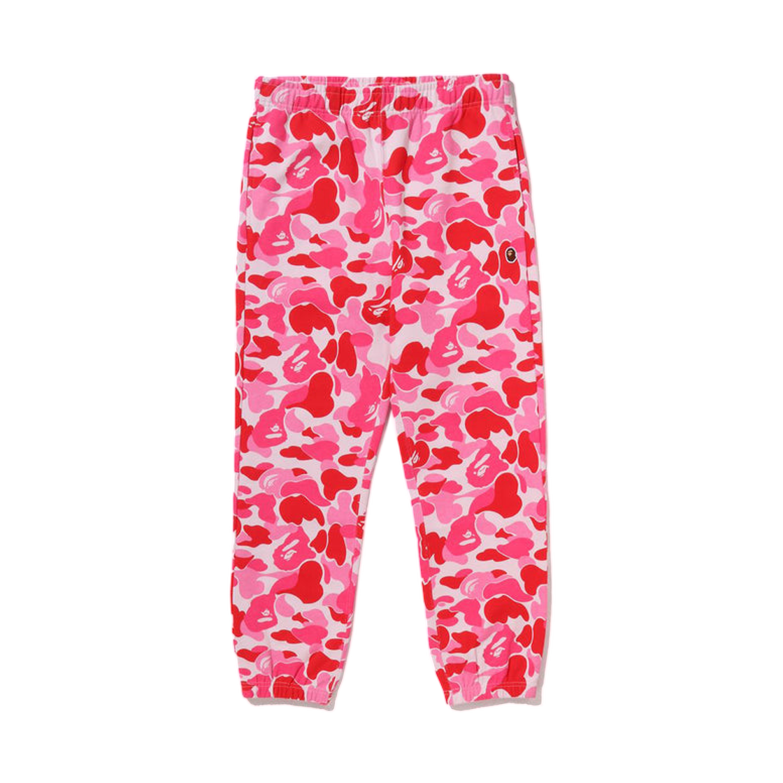 베이프 ABC 카모 에이프 헤드 원 포인트 스웨트팬츠 핑크(BAPE ABC Camo Ape Head One Point Sweatpants Pink)