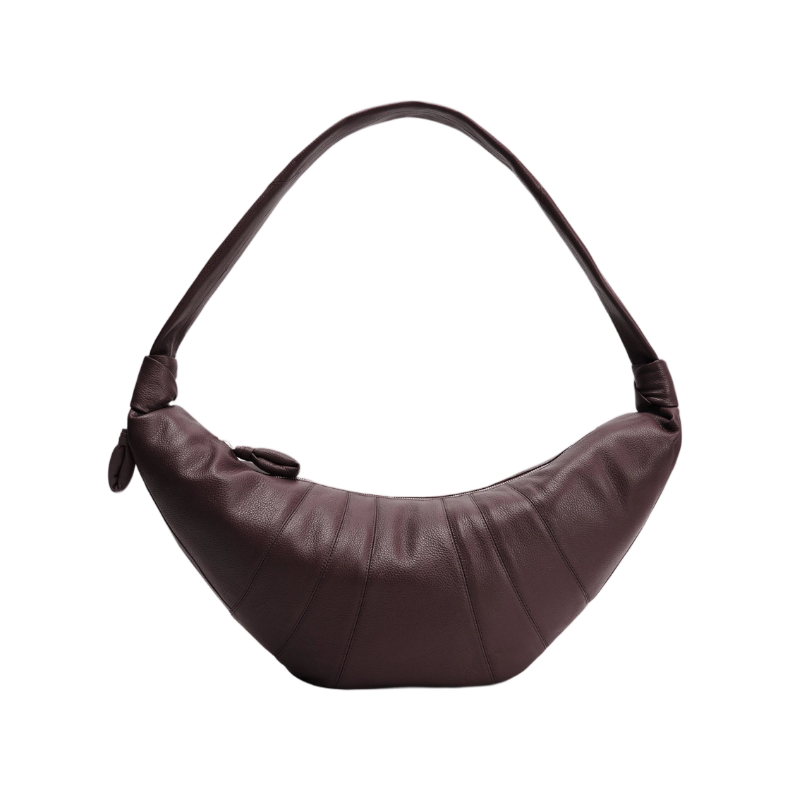 BG0000-LL0018-005 Lemaire Large Croissant Bag Soft Grained Leather Tiramisu