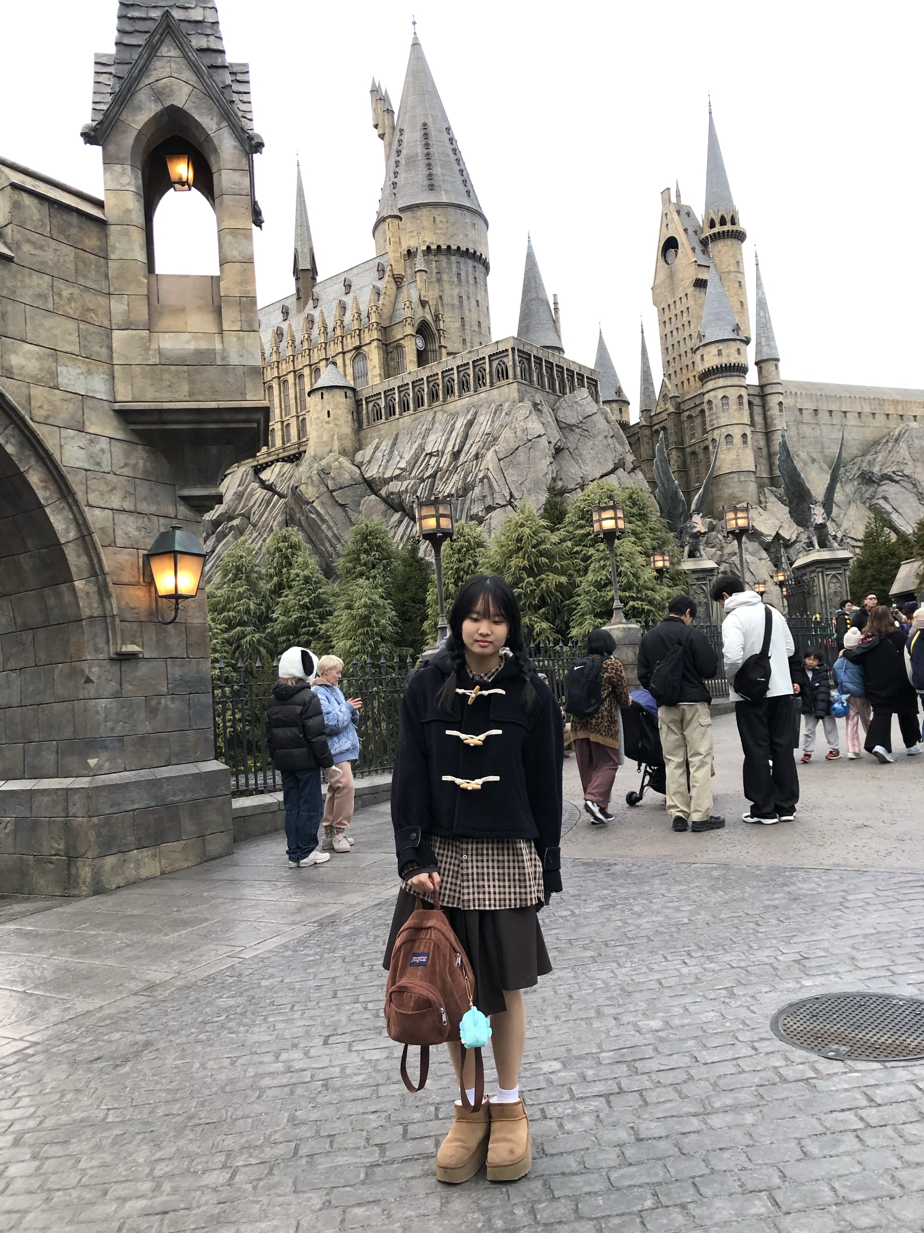 (W) Rockfishweatherwear Original Maxi Flatform Boots Mini 3.5 Inch Chestnut, Jansport Half Pint FX Corduroy Mini Backpack Curry 착용 스타일 - 3