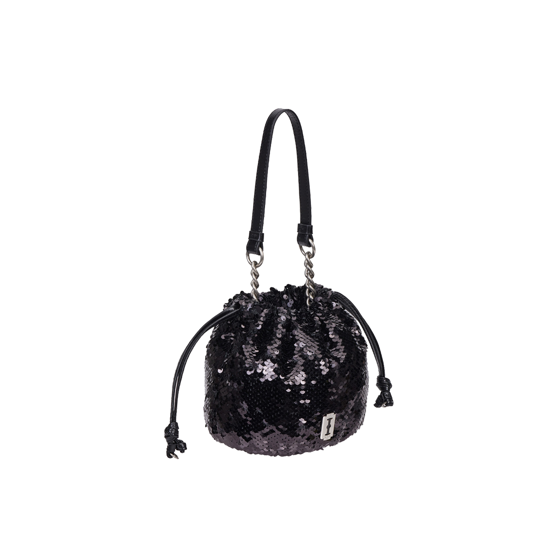 분크 스팽글 파우치 블랙(vunque Spangle Pouch Black)