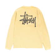 Stussy Raglan Thermal LS Crew Pale Yellow