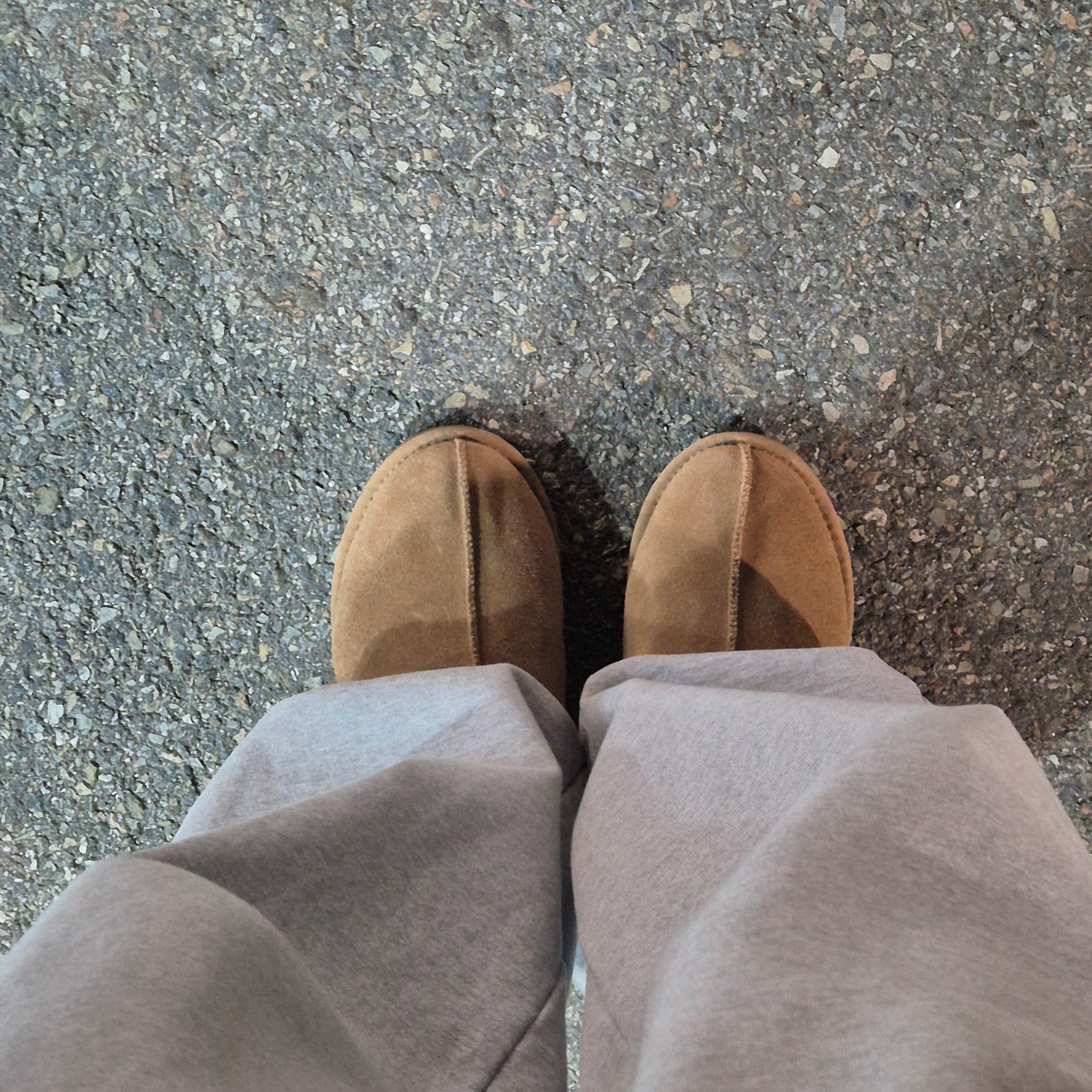 UGG Tasman Slipper Chestnut 착용 스타일