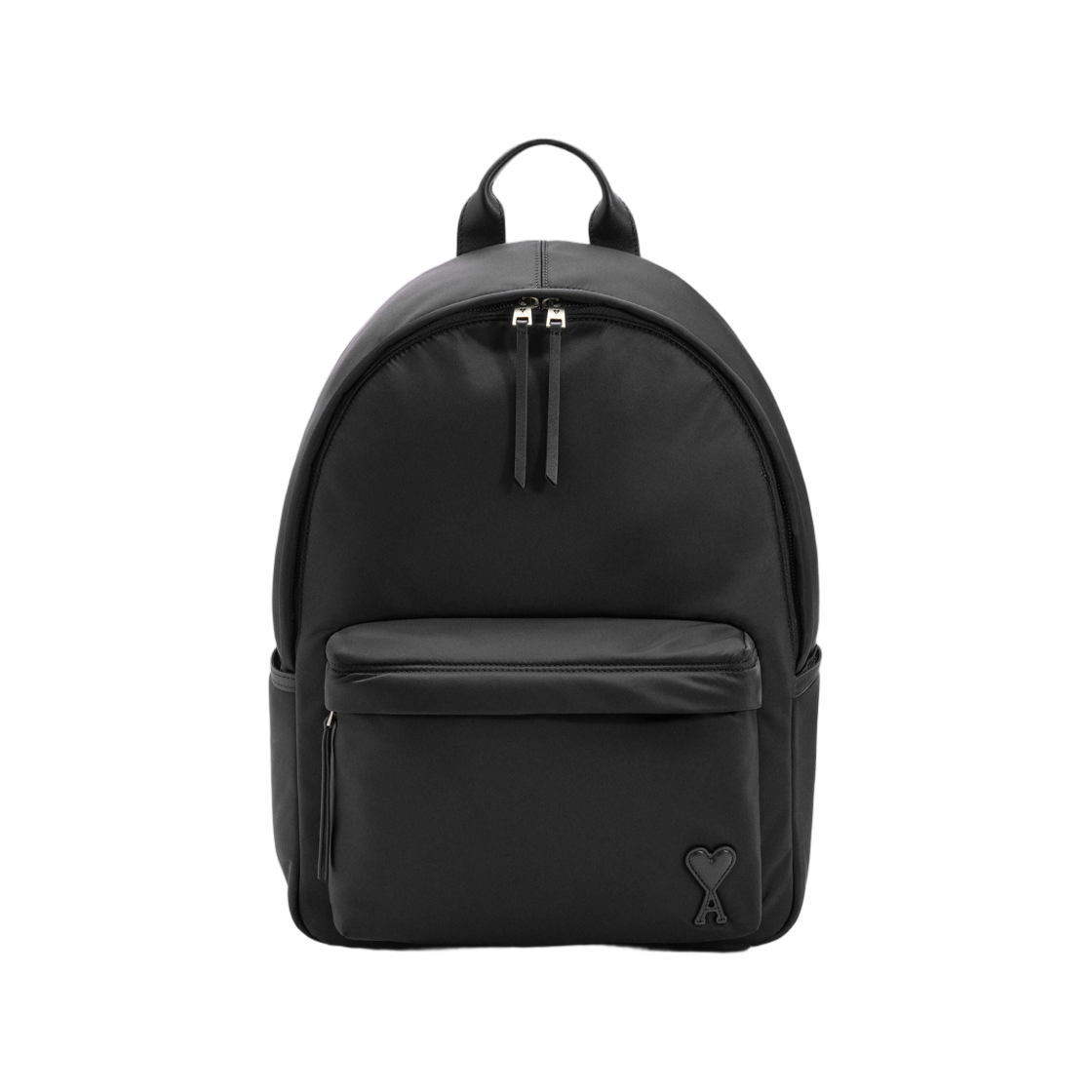 아미 블랙 나일론 마르셀 백팩 블랙(AMI Black Nylon Marcel Backpack Black)