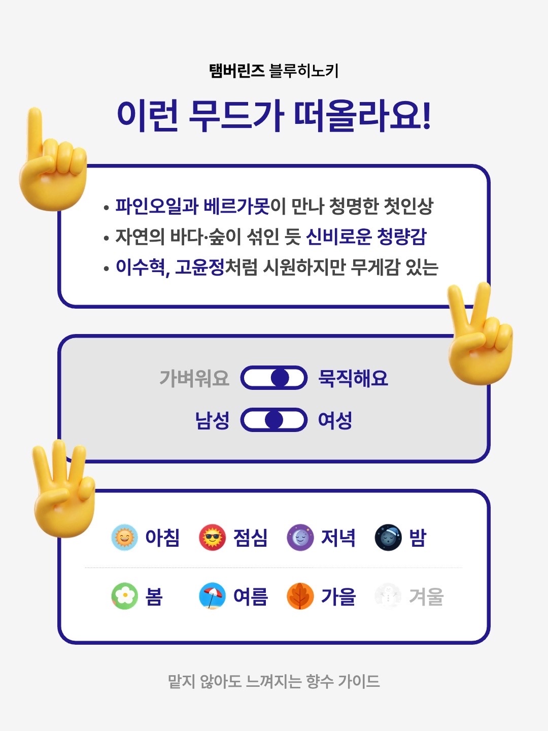 Tamburins Egg Perfume Blue Hinoki 14ml, Tamburins Showery Body Wash Blue Hinoki 240ml 착용 스타일 - 2