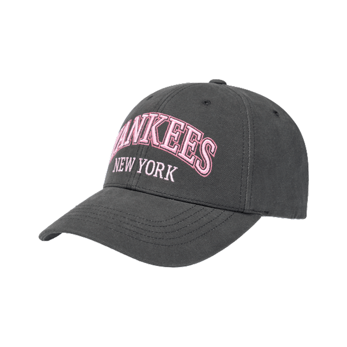 MLB 힙 스트리트 레터링 스트럭처드 볼캡 뉴욕 양키스 다크 그레이(MLB Hip Street Lettering Structured Ball Cap New York Yankees Dark Gray) - 1