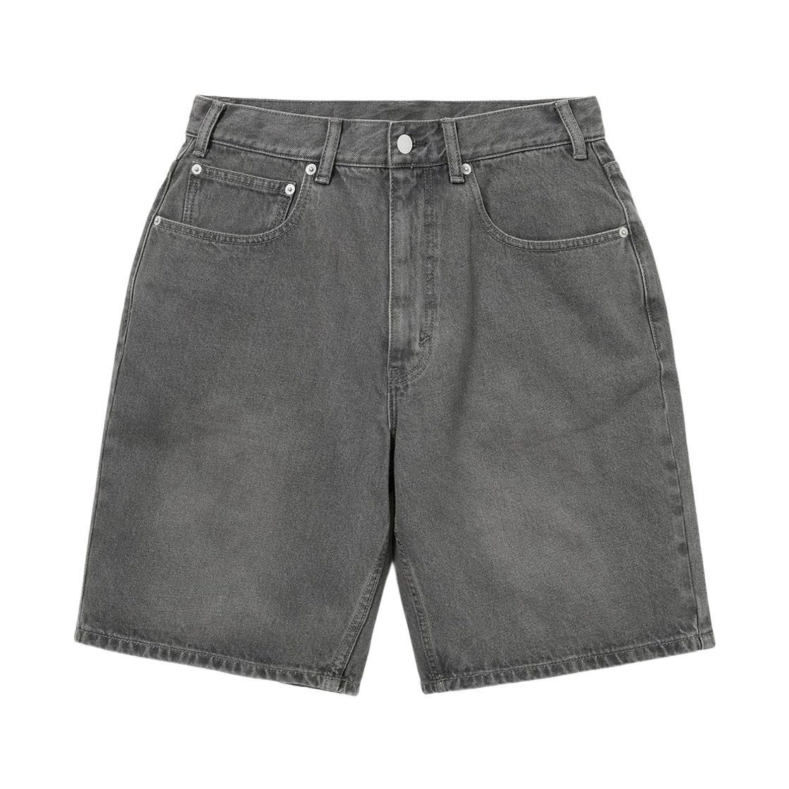 디스이즈네버댓 워시드 데님 쇼츠 그레이(thisisneverthat Washed Denim Shorts Grey)