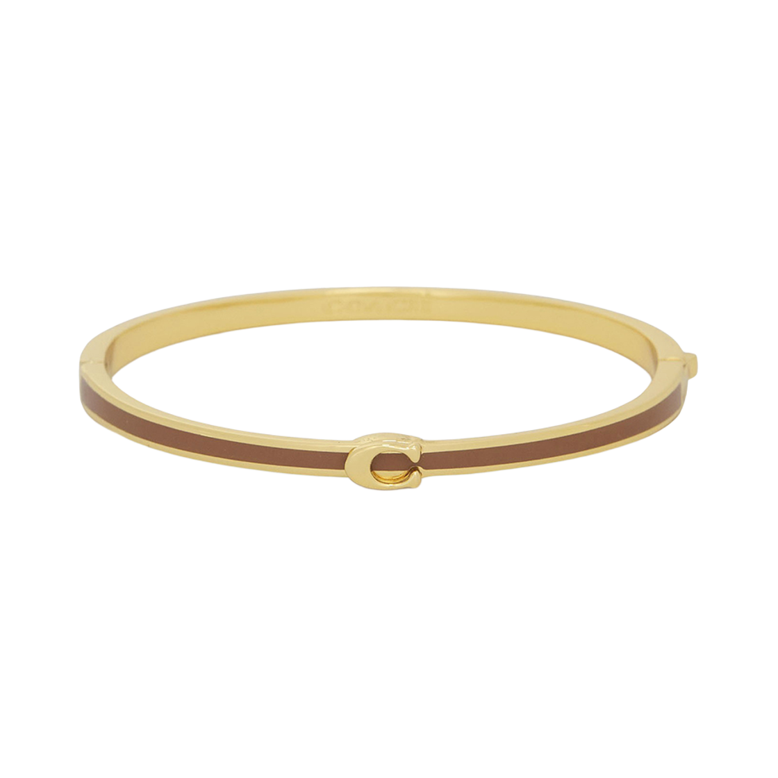 (W) 코치 뱅글 브레이슬릿 골드((W) Coach Bangle Bracelet Gold)