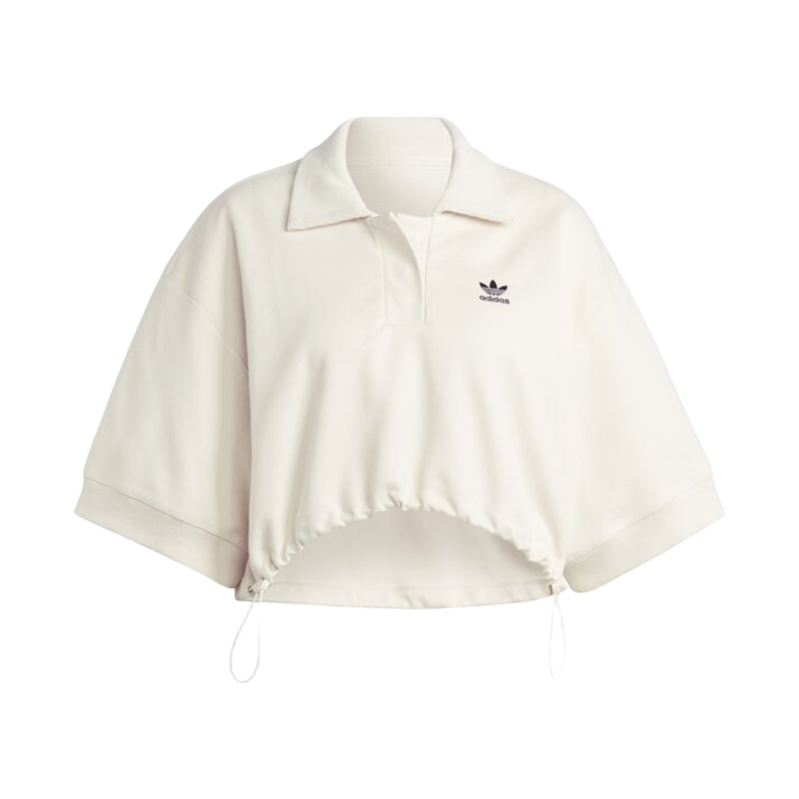 (W) 아디다스 올웨이즈 오리지널 폴로 셔츠 원더 화이트 - KR 사이즈((W) Adidas Always Original Polo Shirt Wonder White - KR Sizing) - 1