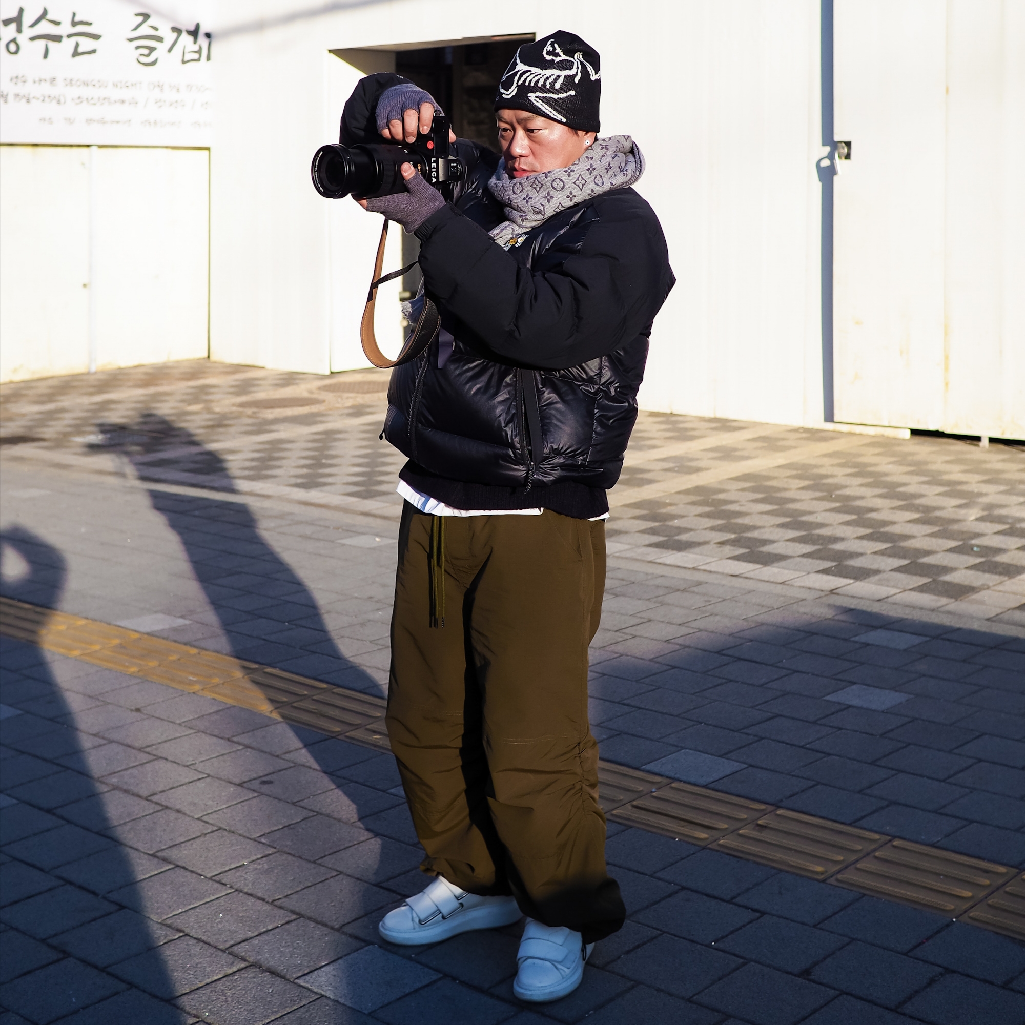 Arc'teryx Bird Head Toque Orca 착용 스타일