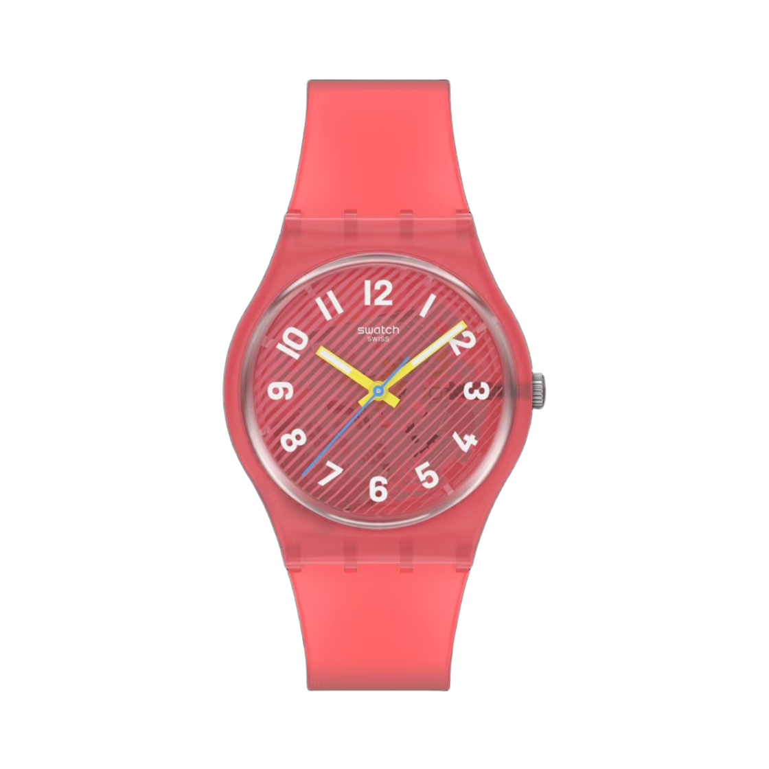 스와치 에센셜 웨이브랭스 오브 코랄 34mm 쿼츠 핑크(Swatch Essentials Wavelengths of Coral 34mm Quartz Pink) - 1