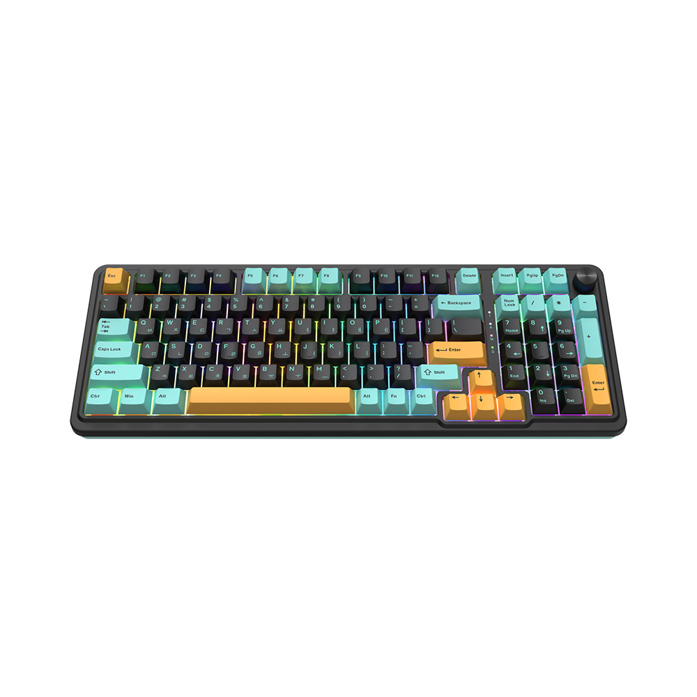 앱코 AK998 8K OTEMU 특주축 기계식 키보드 블랙 멜론축(ABKO AK9988KOTEMU Special axis Mechanical keyboard Black melon axis) - 4