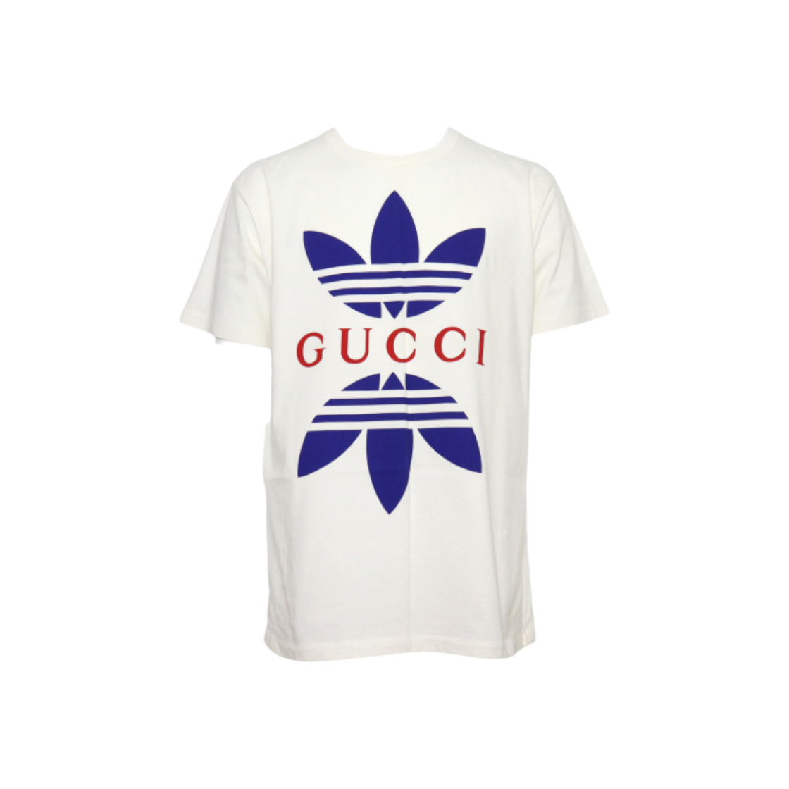 구찌 X 아디다스 548334 화이트 코튼 남여공용 반팔 티셔츠aa58561(Gucci x Adidas White Cotton Unisex T-Shirt)