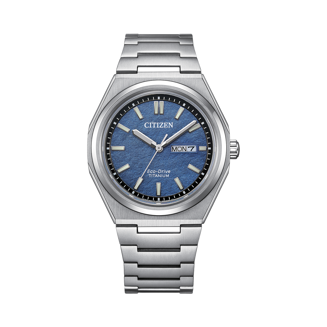 시티즌 슈퍼 티타늄 에코드라이브 39.5mm 스테인리스 스틸 블루 실버(Citizen Super Titanium Eco-Drive 39.5mm Stainless Steel Blue Silver)