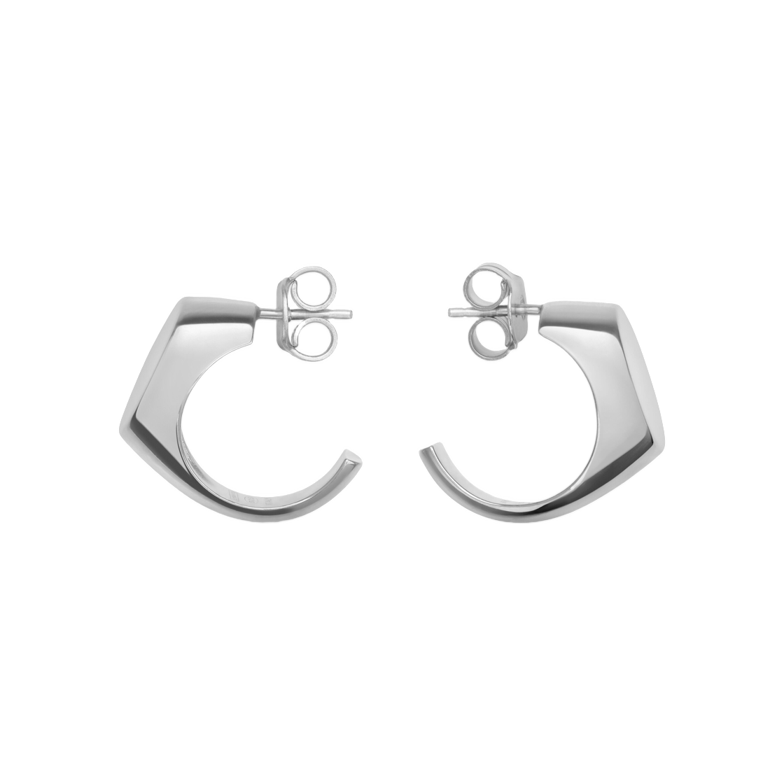 메종 마르지엘라 로고 시그넷 이어링 실버(Maison Margiela Logo Signet Earrings Silver) - 1