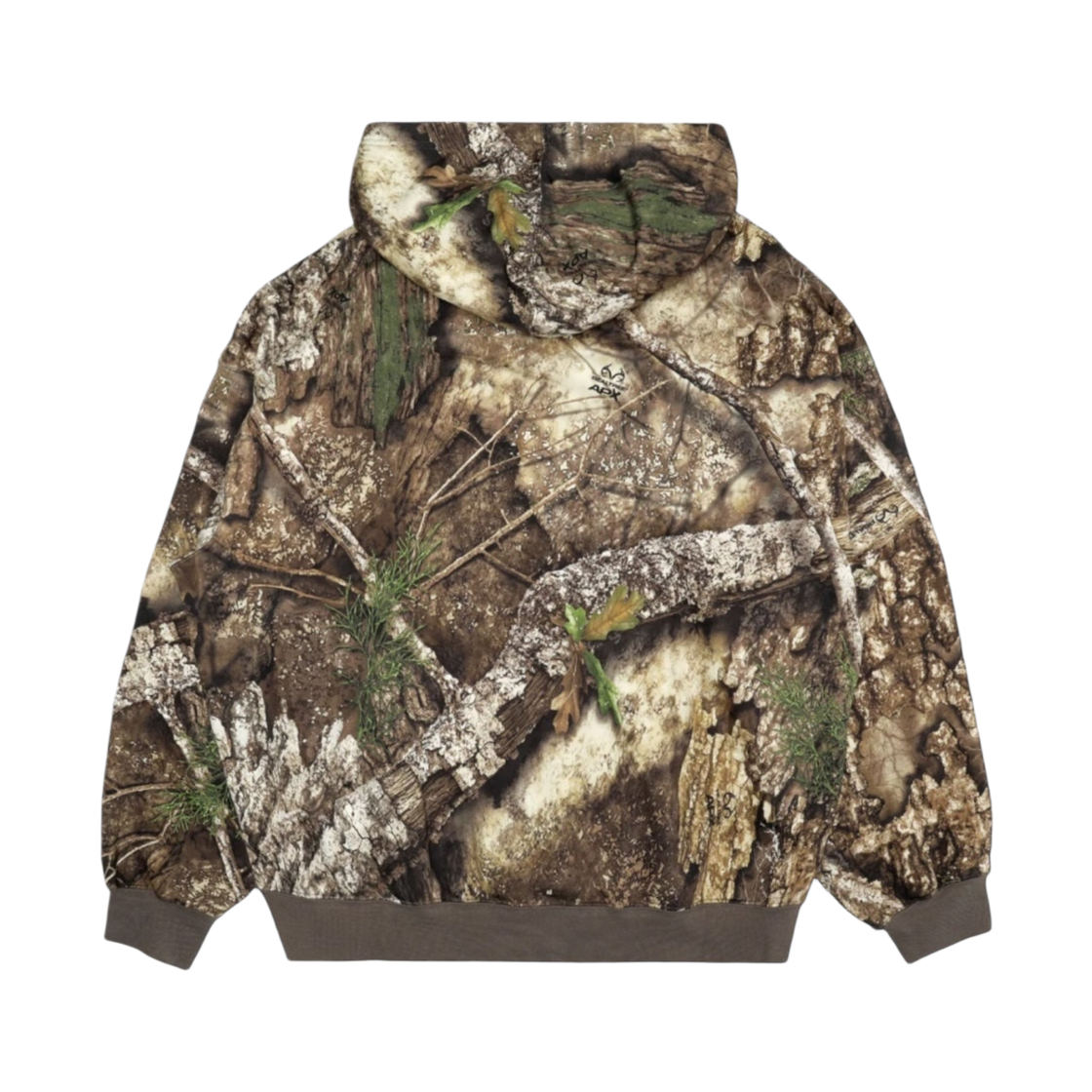 조던 브루클린 플리스 리얼트리 풀오버 후드 미디움 올리브 세일 (HV1860-222)(Jordan Brooklyn Fleece Realtree Pullover Hoodie Medium Olive Sail (HV1860-222)) - 2