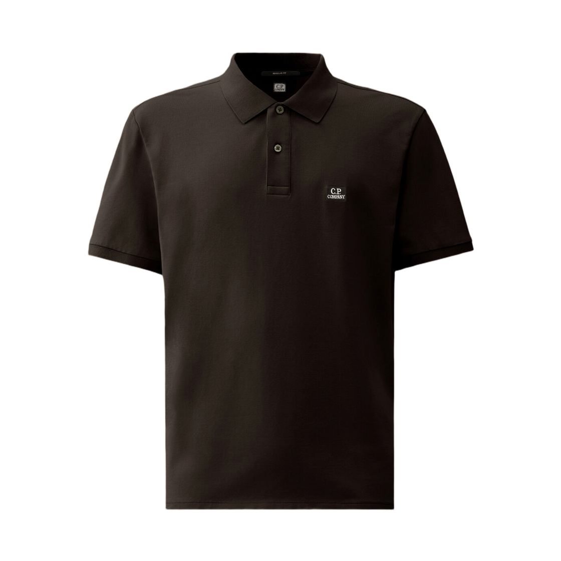 C.P. 컴퍼니 스트레치 피케 숏슬리브 폴로 블랙 - 25FW(C.P. Company Stretch Piquet Short Sleeve Polo Black - 25FW)