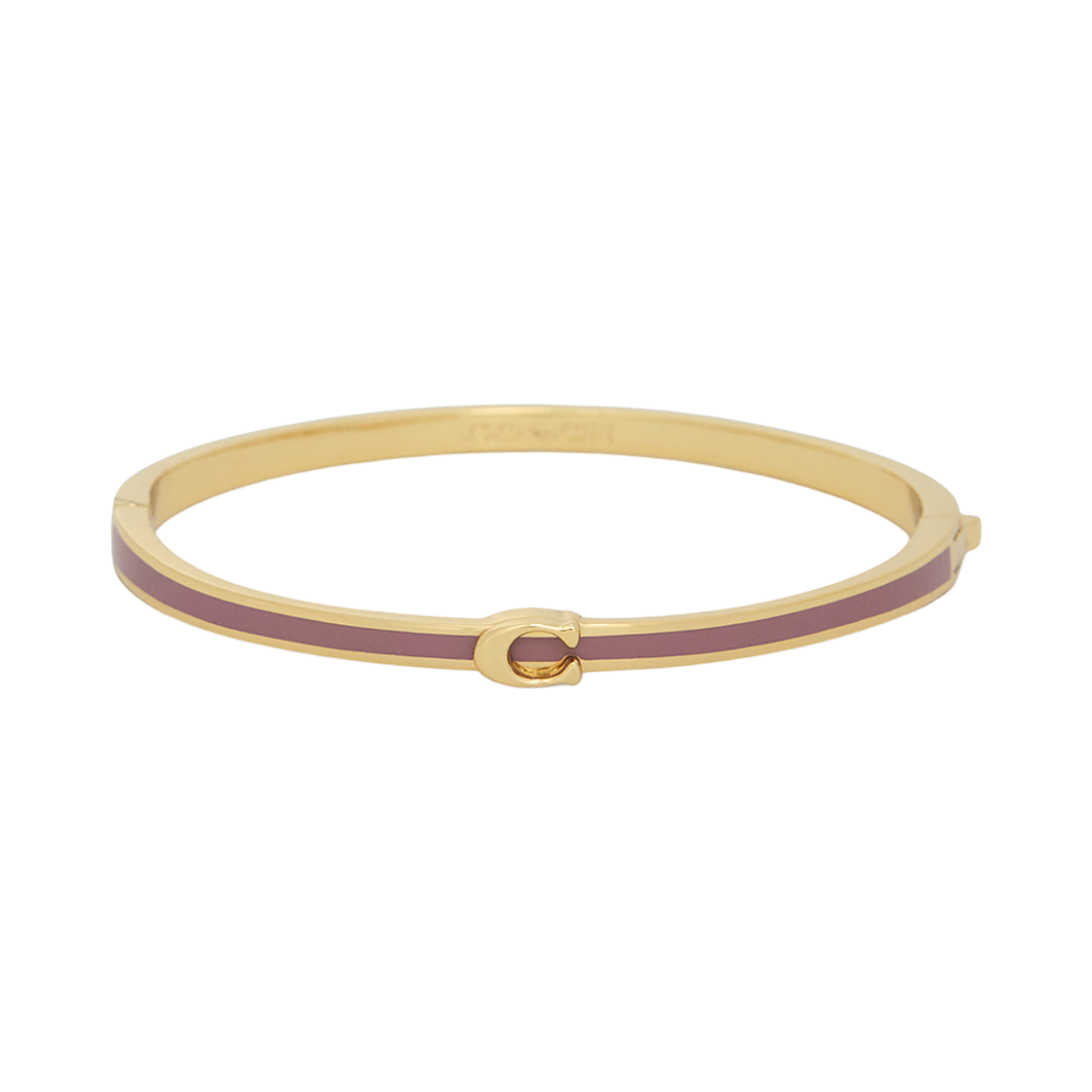 (W) 코치 뱅글 브레이슬릿 골드((W) Coach Bangle Bracelet Gold)