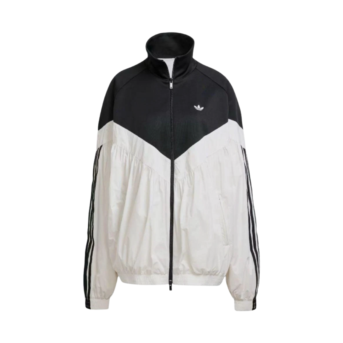 JZ6777 (W) Adidas Originals R3CD Track Top Black Cloud White - KR Sizing