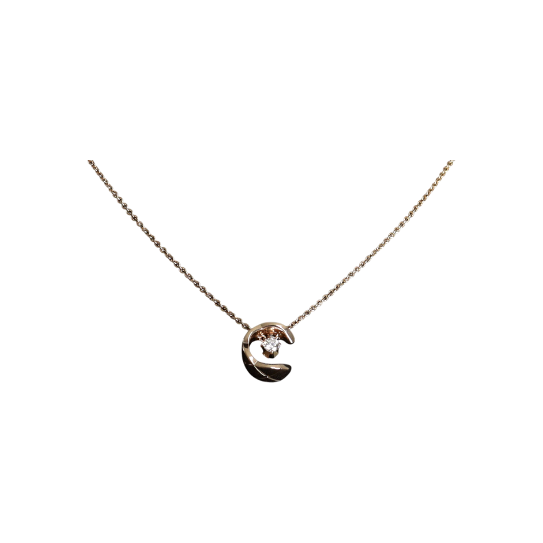 샤넬 J12102 18K베이지골드 0.16캐럿 다이아 코코크러쉬 퀄팅 모티프 여성 목걸이aa59263(Chanel J12102 18K Beige Gold (Rose Gold) 0.16 Carat Diamond Coco Crush Quilted Motif Necklace)