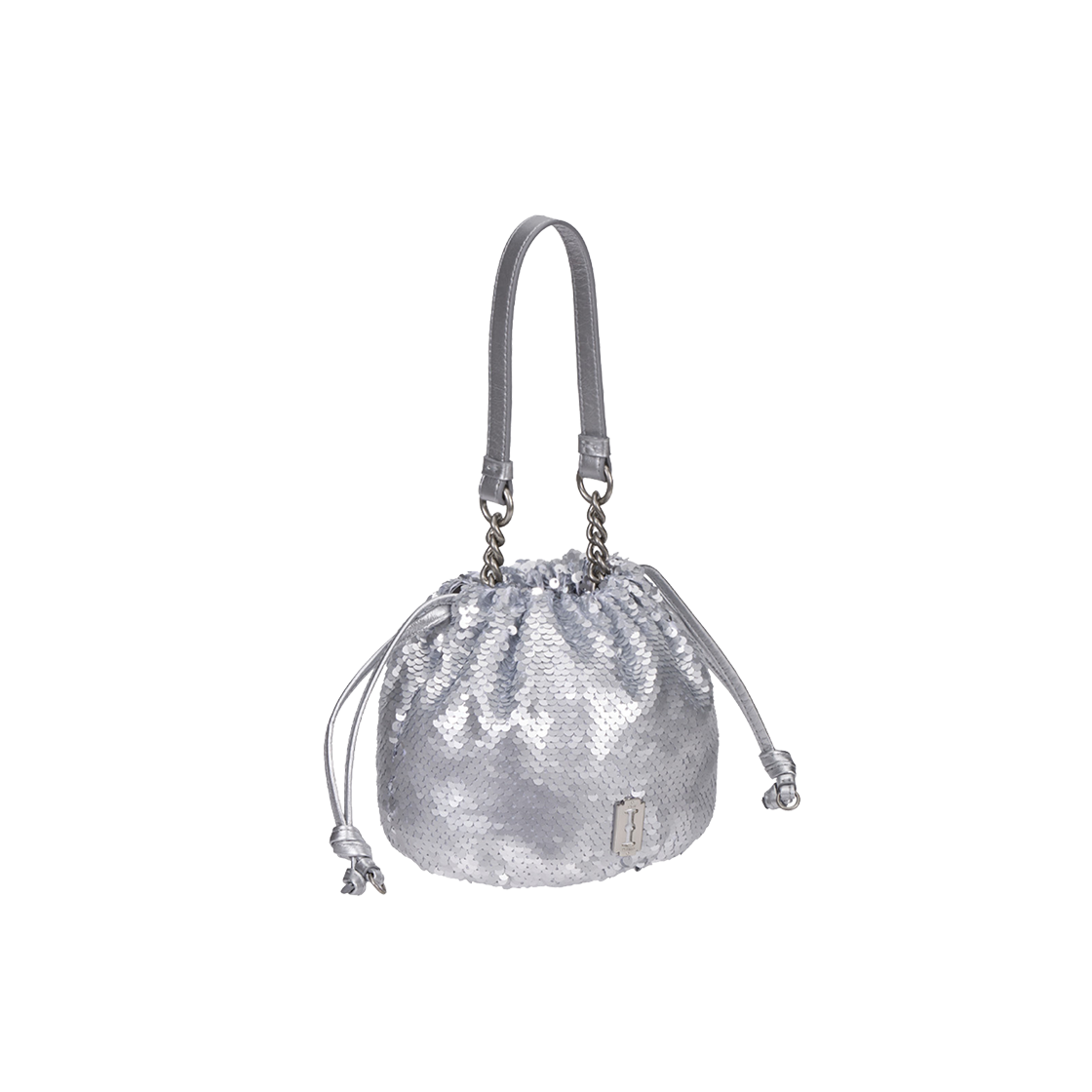 분크 스팽글 파우치 실버(vunque Spangle Pouch Silver)