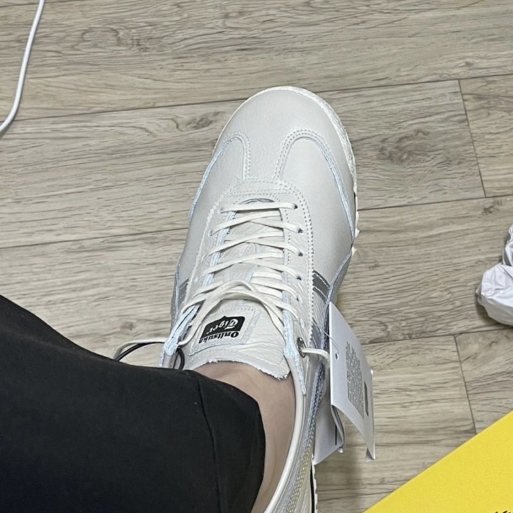 Onitsuka Tiger Mexico 66 SD Birch Silver 착용 스타일