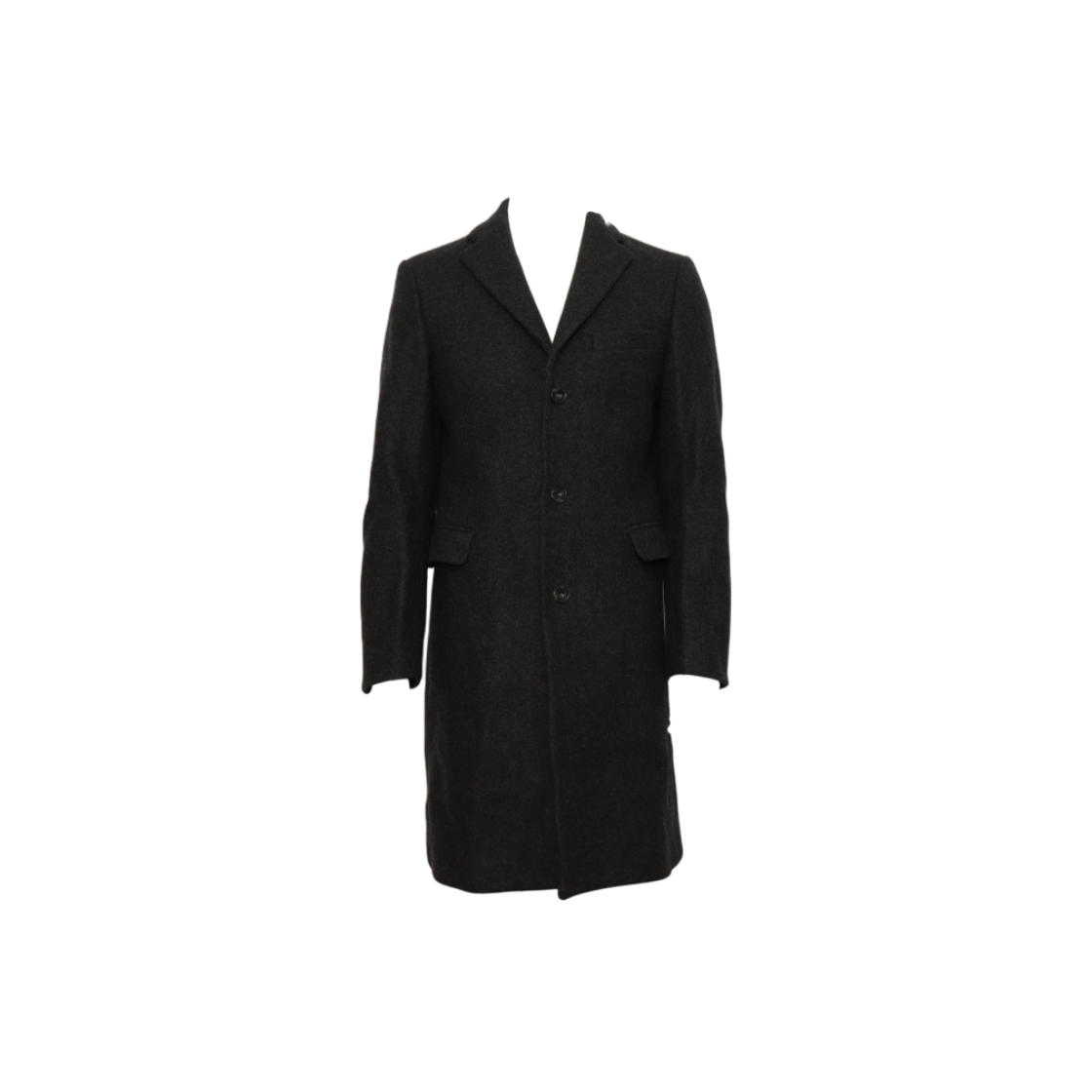 ITCPEKUGMWNG Acne Studios Garret 100% Wool Gray Unisex Single Coat Jacket