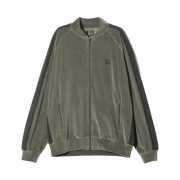 Needles R.C. Track Jacket C/PE Velour Olive