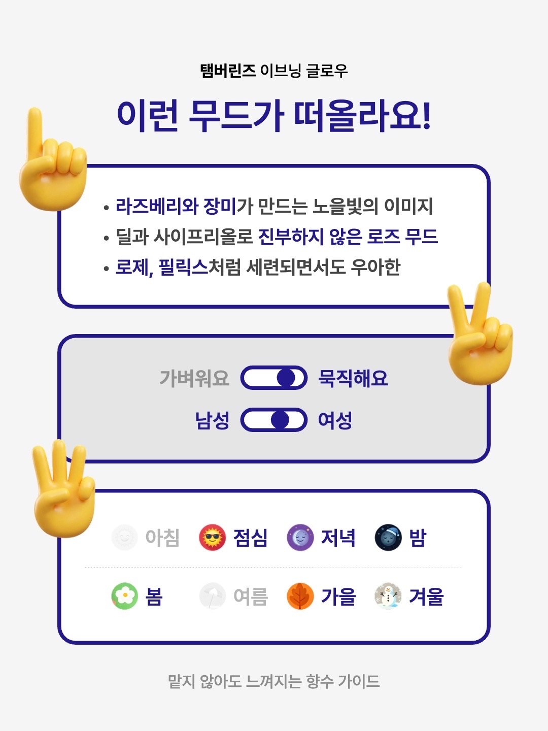 Tamburins Perfume Evening Glow 50ml, Tamburins Shell Perfume Hand Evening Glow 30ml 착용 스타일 - 2