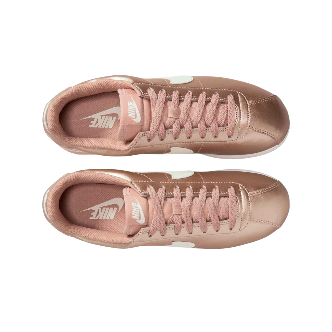(W) 나이키 코르테즈 메탈릭 레드 브론즈 로즈 위스퍼((W) Nike Cortez Metallic Red Bronze Rose Whisper) - 2