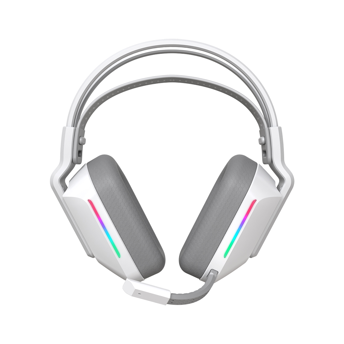 앱코 MR600 무선 가상 7.1 3-MODE 게이밍 헤드셋 화이트(ABKO MR600 Wireless Virtual 7.13-MODE Gaming Headset White) - 2